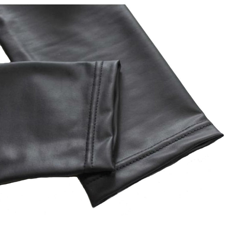 Leggings de cuero