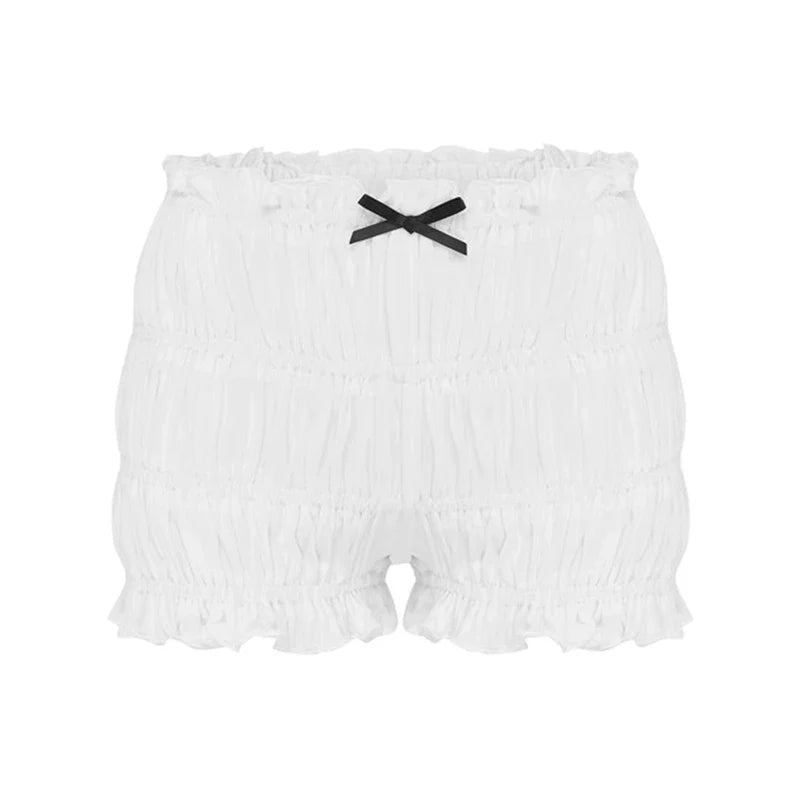 Pantalones cortos con volantes para mujer