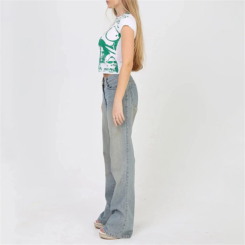 Top corto vintage para mujer de los años 90