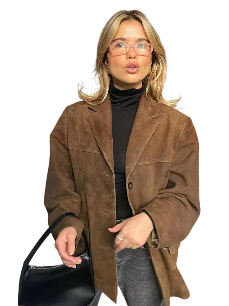 Dila - Chaqueta de ante para Mujer