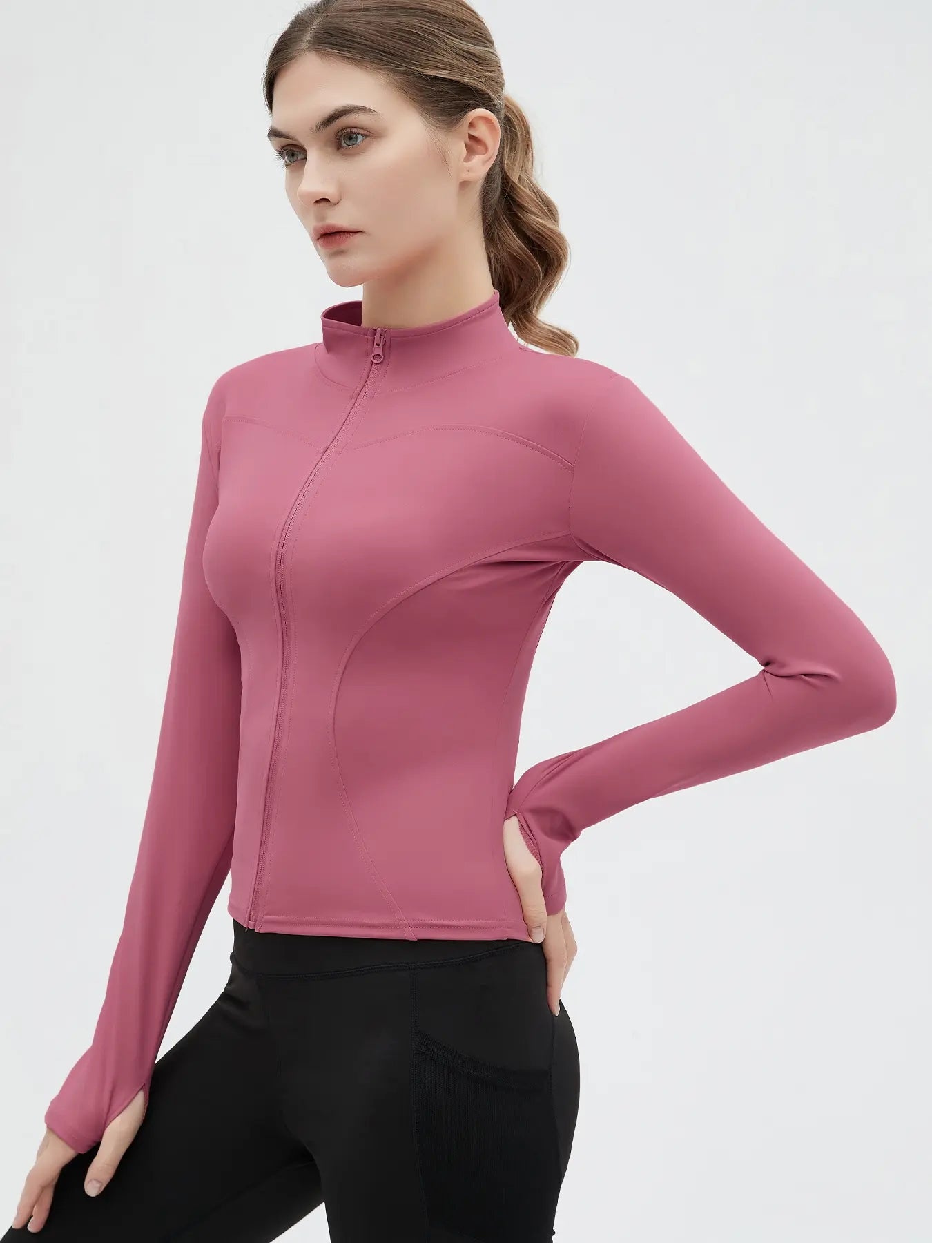 zara- chaqueta compresion manga larga