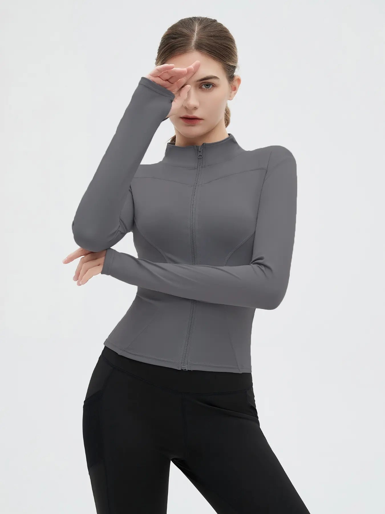 zara- chaqueta compresion manga larga