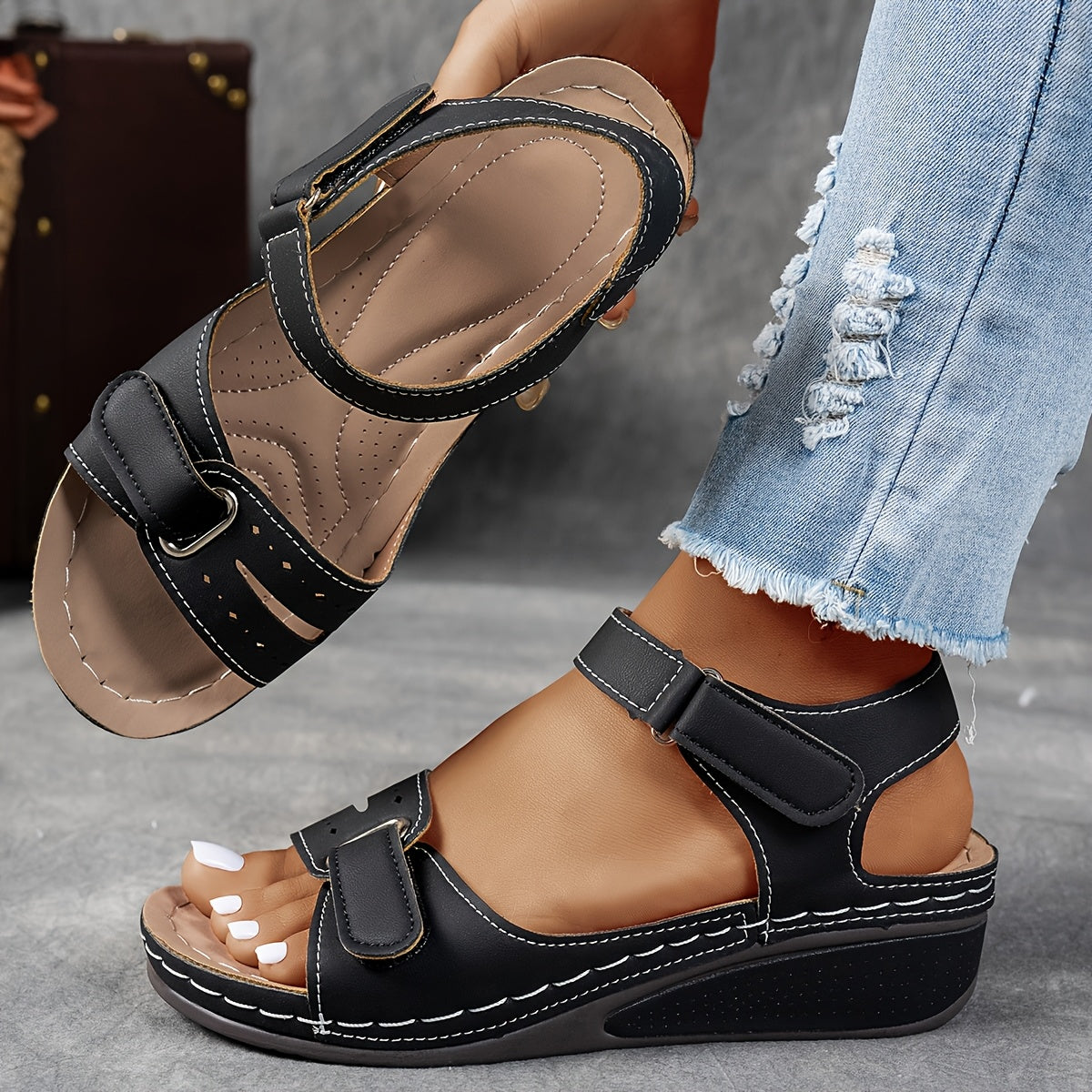 Janet - Sandalias ortopédicas Comfort Flex