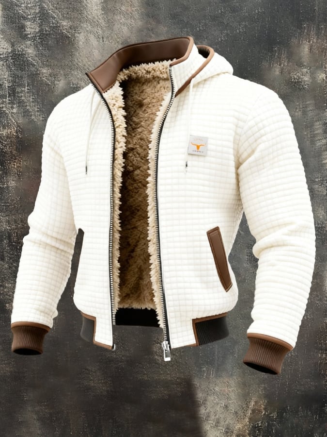 Loas - Chaqueta de invierno acolchada con interior de sherpa