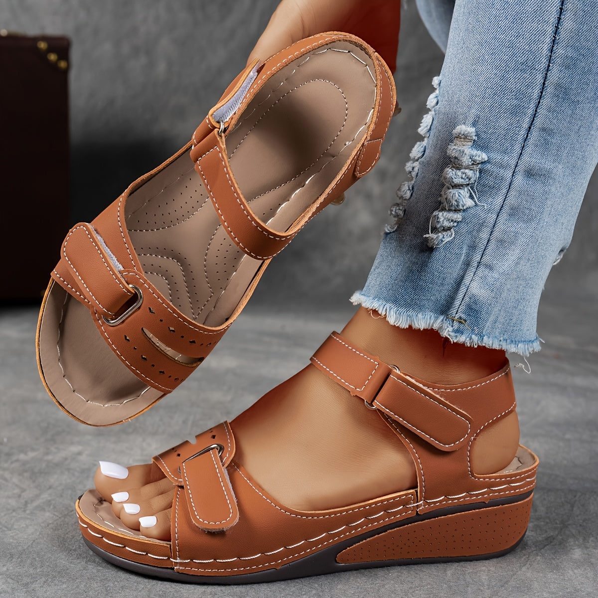 Janet - Sandalias ortopédicas Comfort Flex