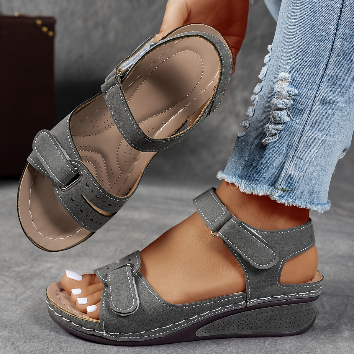 Janet - Sandalias ortopédicas Comfort Flex