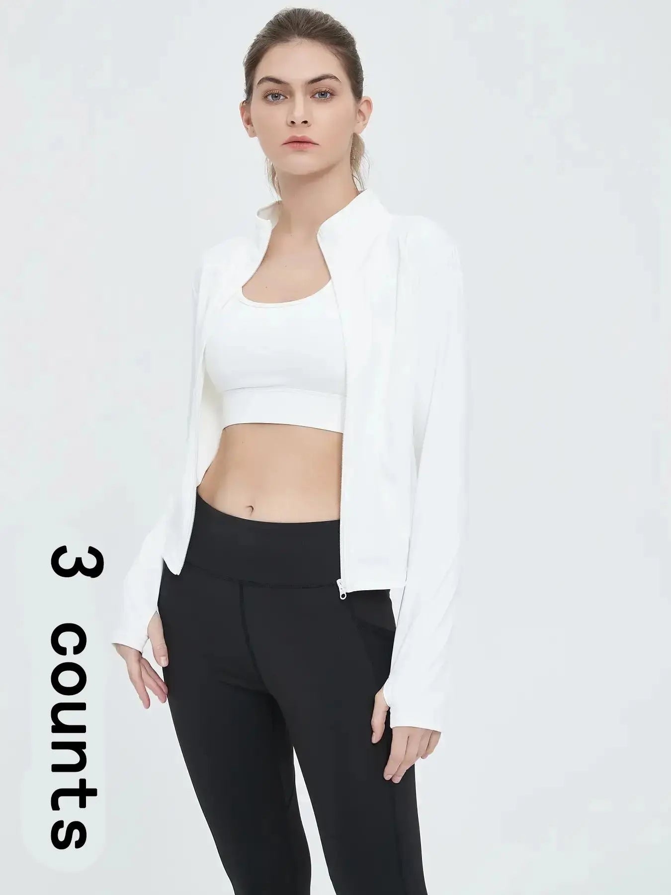 zara- chaqueta compresion manga larga