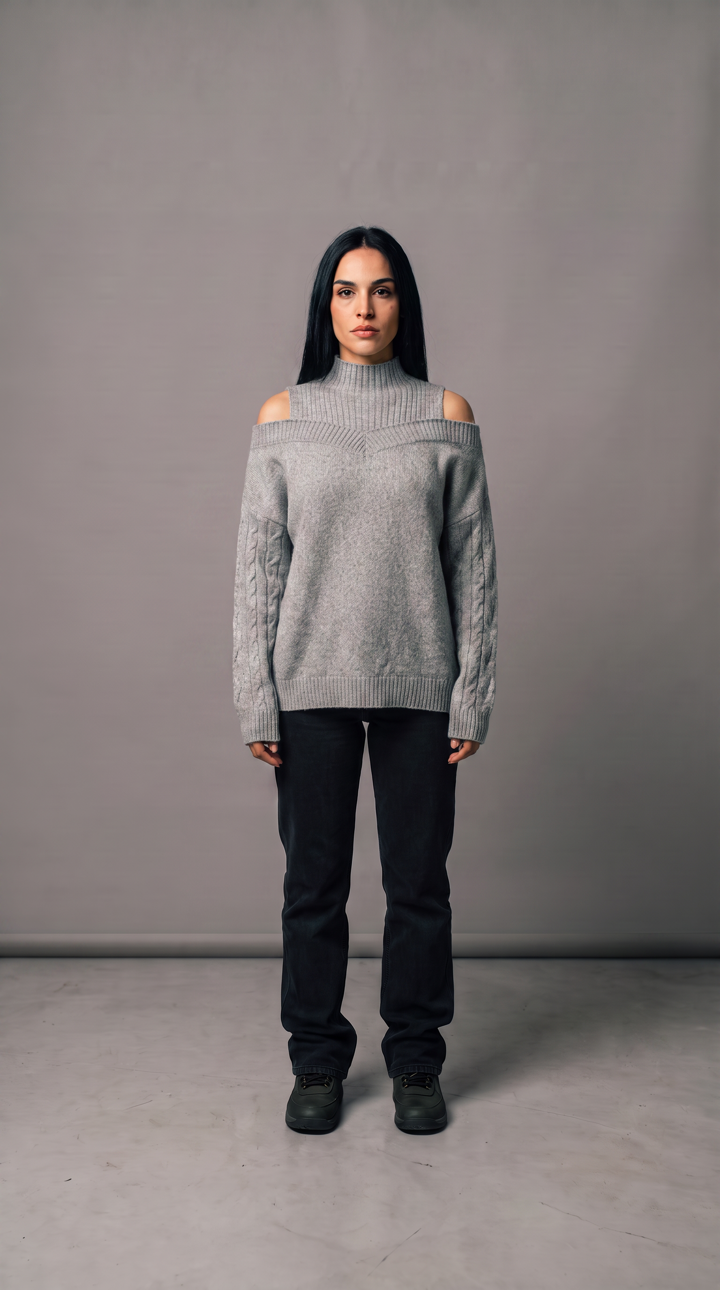 Jersey de cuello alto Alice