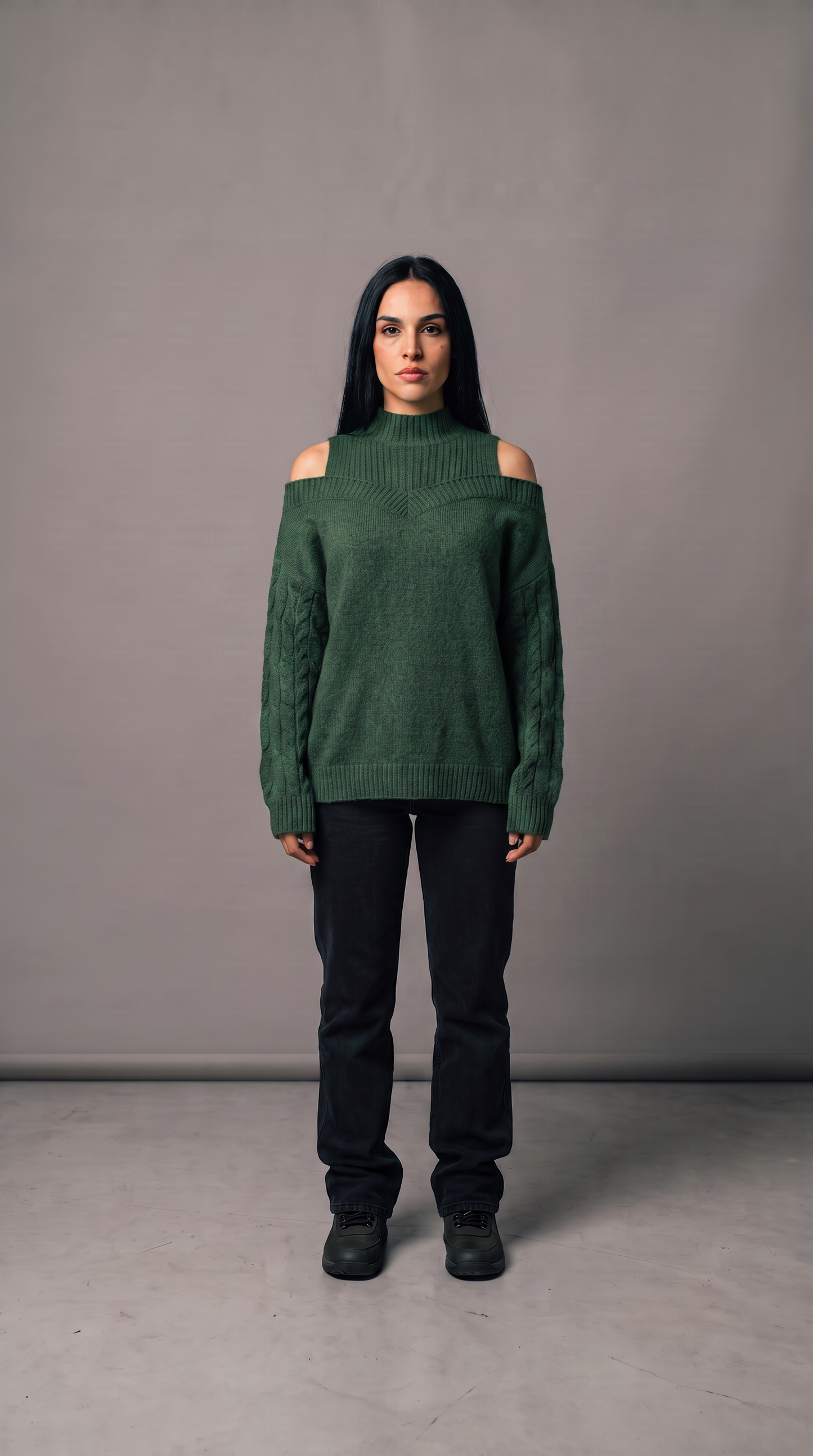 Jersey de cuello alto Alice