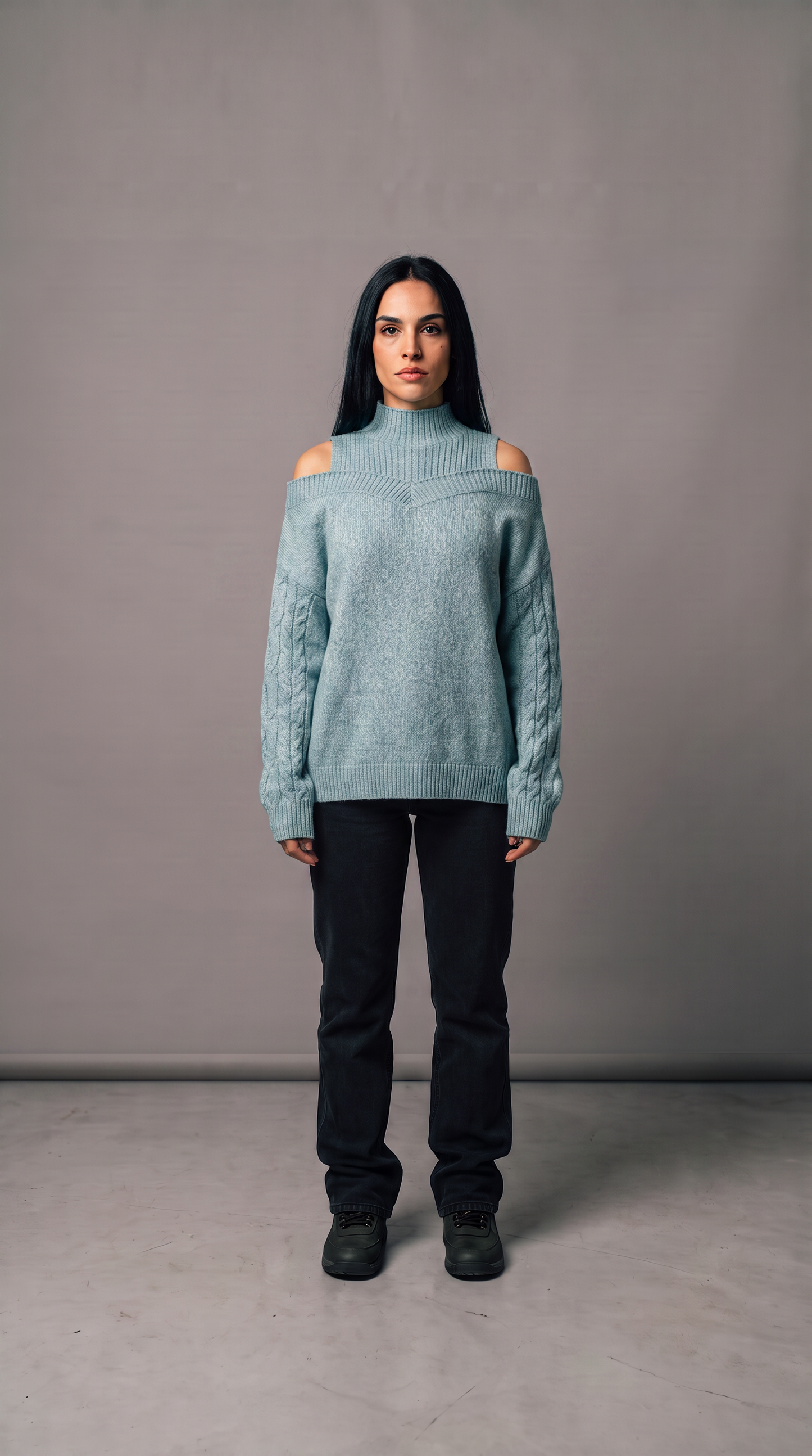 Jersey de cuello alto Alice