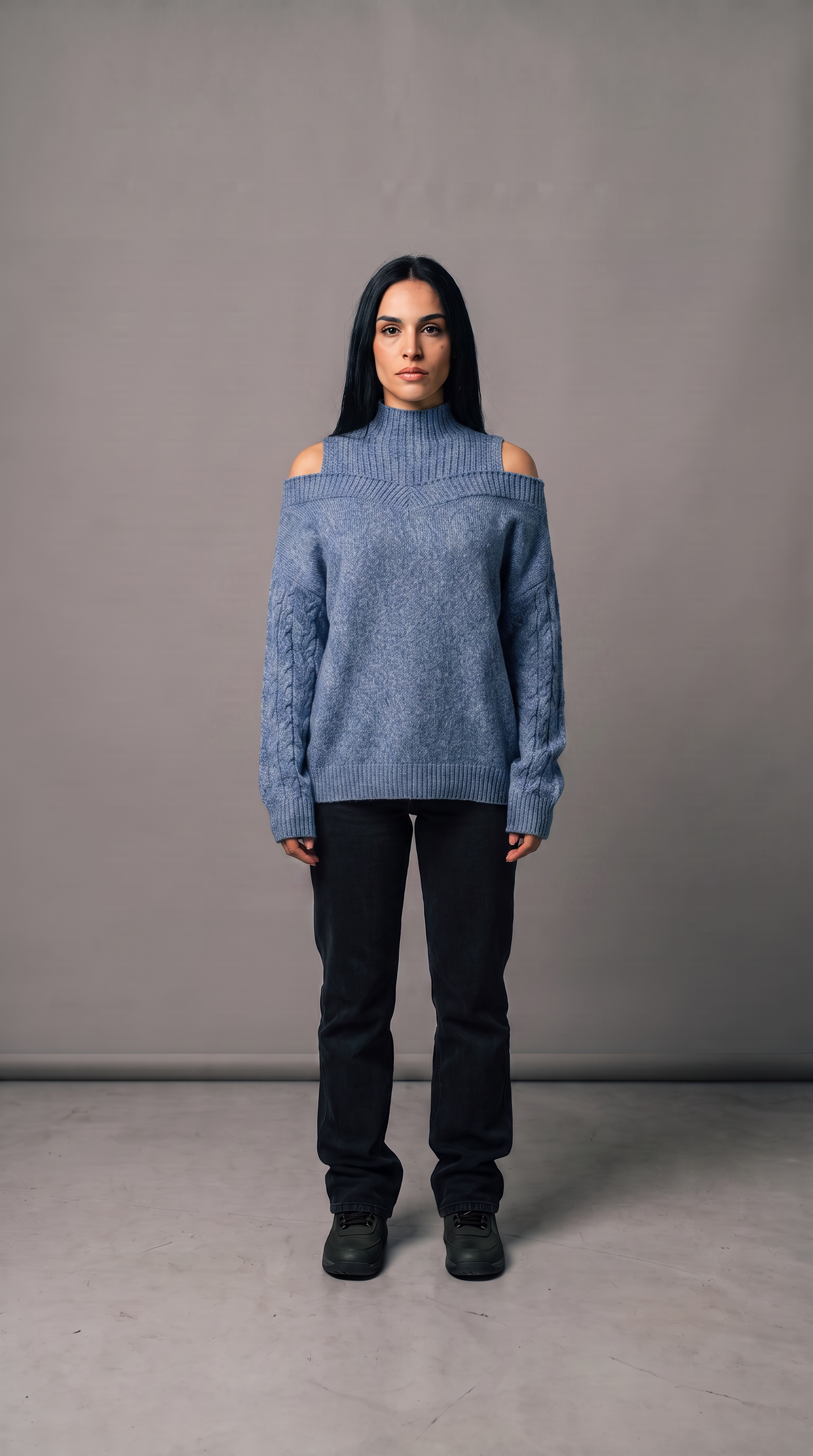 Jersey de cuello alto Alice