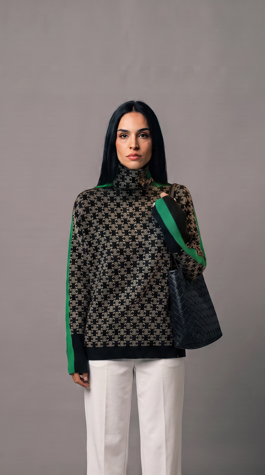 Jersey de cuello alto Sibyl