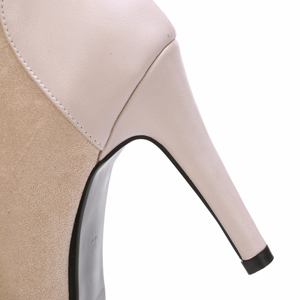 Tacones Lara de ante