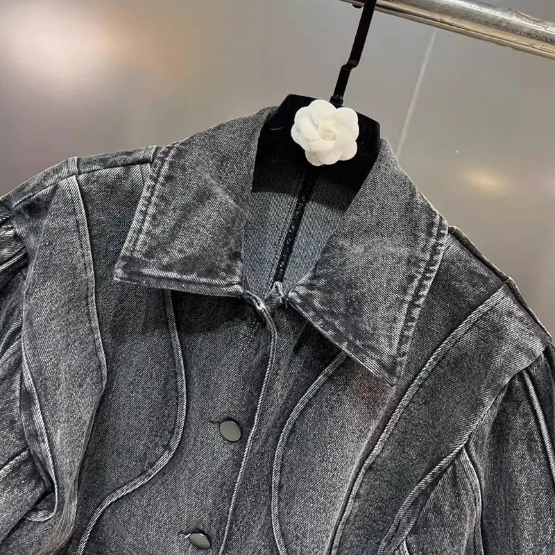 Luna - Chaqueta Line tridimensional