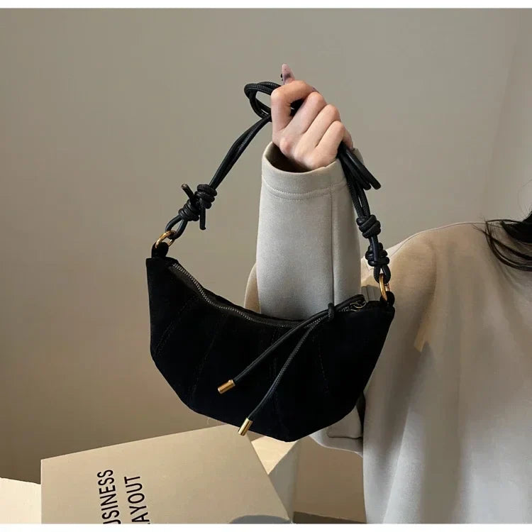 Bolso bandolera de terciopelo