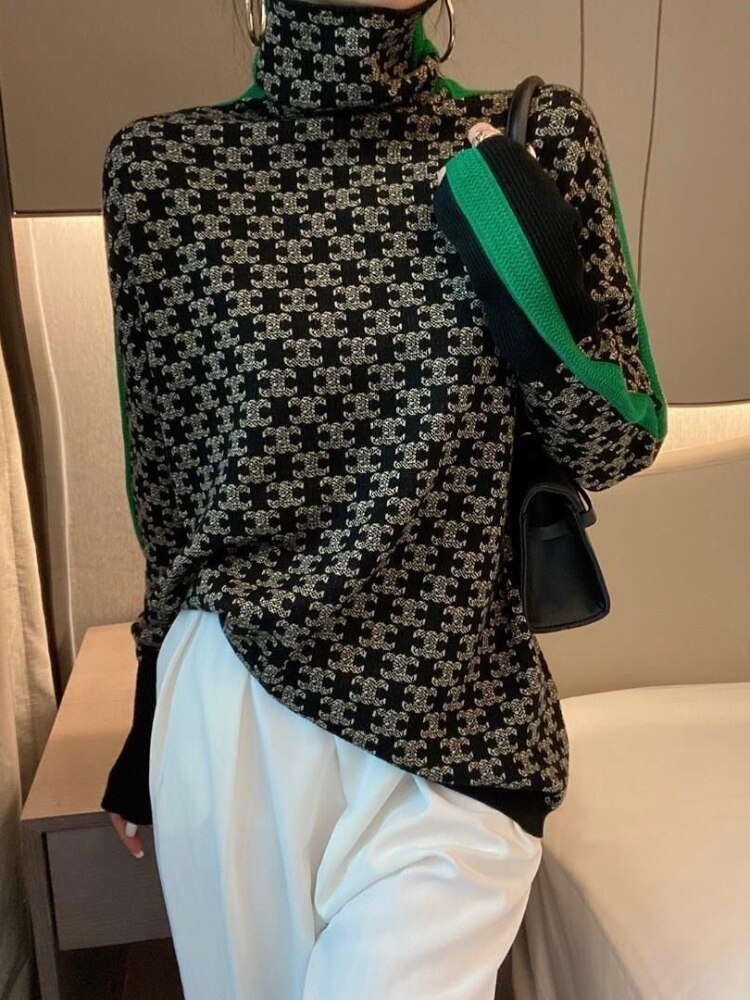 Jersey de cuello alto Sibyl