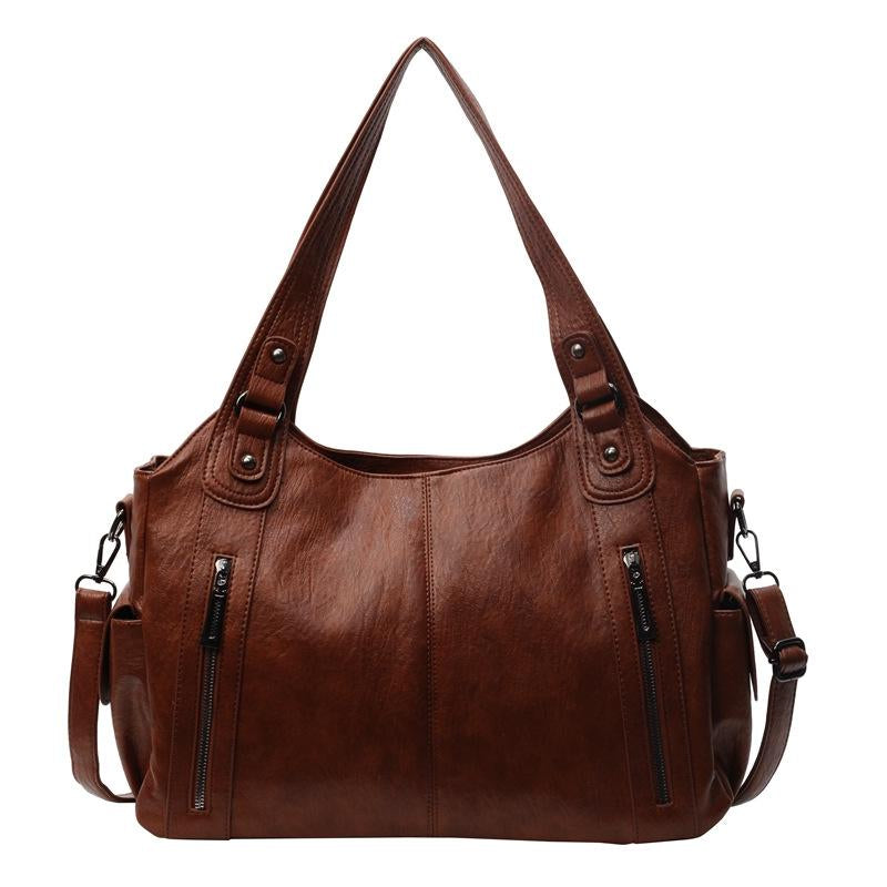 AS6616 Popular Tote Bag, High-End Sense, Large-Capacity Bag, Messenger Women'S Versatile Autumn and Winter, One Shoulder, Hand-Held Underarm Commuting