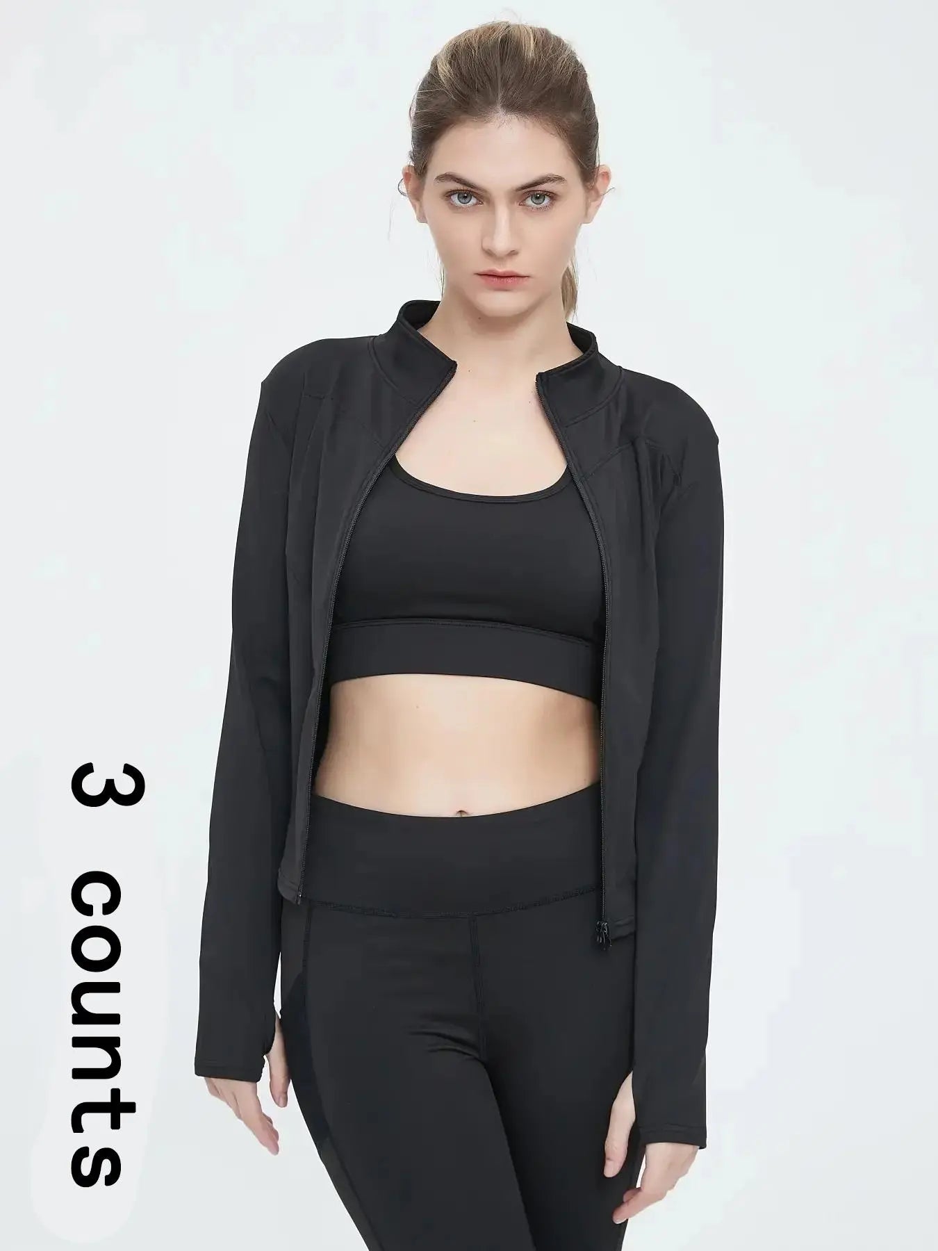 zara- chaqueta compresion manga larga