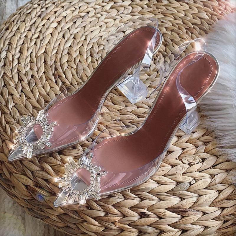 Monica Crystal Tacones altos