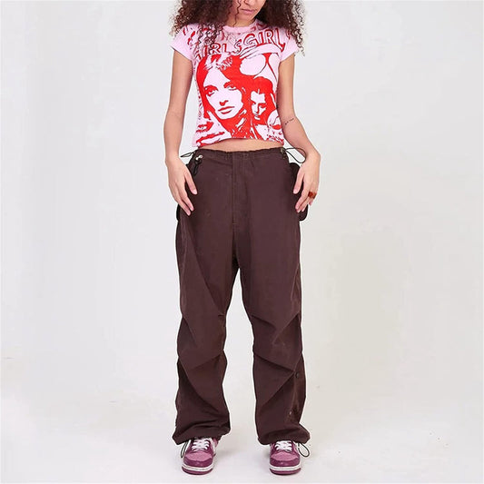 Top corto vintage para mujer de los años 90